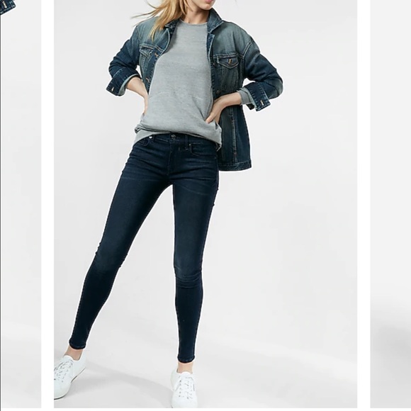 Express Mid Rise Carmel Legging Jean - Picture 7 of 7